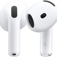 Apple AirPods 4 Wireless Earbuds, Bluetooth Headphones, with Active Noise Cancellation, Adaptive, Transparency Mode, Personalized Spatial Audio, USB-C Charging Case, Wireless Charging, H2 Chip