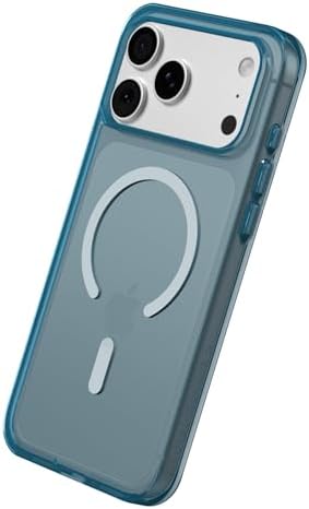RhinoShield Clear Case Compatible with MagSafe for iPhone 17 Pro Max Transparent Protective Phone Case, Superior Magnetic Force, Exceeds Military Drop Standards, Scratch Resistantf - Nocturne Blue