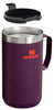 Stanley Stay-Hot Camp Mug 24 oz | Press Fit Drink Through Lid | Cup for Coffee, Tea and Drinks | Insulated Stainless Steel Coffee Mug | BPA-Free | Plum