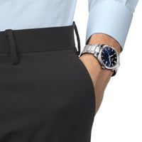 Tissot PR 100 40mm, Swiss Quartz Watch for Men, Stainless Steal Case, Blue Dial, T1504101104100