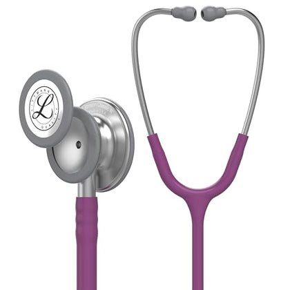 3M Littmann Classic III Monitoring Stethoscope, 5831, More Than 2X as Loud, Weighs Less, Stainless Steel Chestpiece, 27