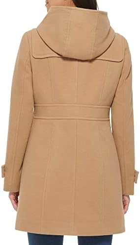 Tommy Hilfiger Womens Soft Luxe Peacoat Jacket With Hood