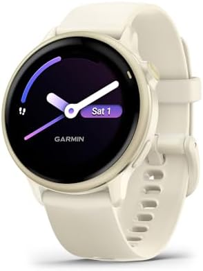 Garmin vívoactive® 6, Health & Fitness GPS Smartwatch, 42mm, Bone | 24/7 Health Monitoring, Built-In Sports Apps, Sleep Coach, Body Battery™ Energy Monitoring, Daily Suggested Workouts