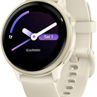 Garmin vívoactive® 6, Health & Fitness GPS Smartwatch, 42mm, Bone | 24/7 Health Monitoring, Built-In Sports Apps, Sleep Coach, Body Battery™ Energy Monitoring, Daily Suggested Workouts