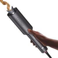 TYMO Automatic Rotating Curling Iron - TYMO CURLPRO Beach Waves Curling Wand, Portable Hair Curler, 500 Million Ionic, Dual Voltage & Lightweight for Travel, Ceramic Coating, 1 Inch, Pink