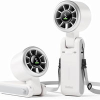 Ofertaza, Diveblues Portable Handheld Turbo Fan, 5 Gear Wind, Battery Operated
