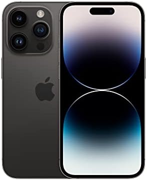 Apple iPhone 14 Pro, 256GB, Space Black - Unlocked (Renewed)