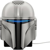 Echo Dot Star Wars Bundle: Includes Echo Dot, Charcoal and The Mandalorian Helmet Stand