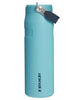 Stanley IceFlow Flip Straw 2.0 Water Bottle 24 oz | Built-In Straw for Travel and Sports | Lightweight and Leak Resistant | Insulated Stainless Steel | BPA-Free | Agave