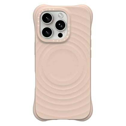 CASETiFY Ripple Case for iPhone 16 [Silicone / 6.6 ft. 2X Military Grade Drop Protection/Compatible with Magsafe] - Oat