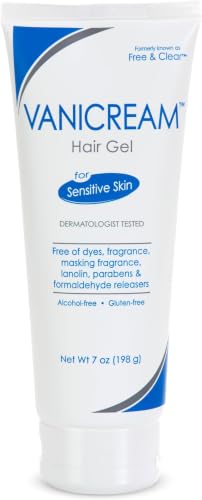 Vanicream Hair Gel, Styling Gel with Firm Hold & Non-Greasy Finish, 7 Oz