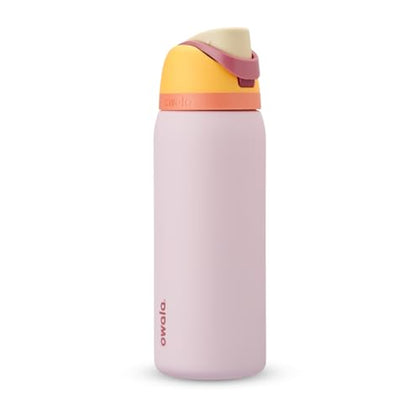 FreeSip Insulated Stainless Steel Water Bottle with Straw for Sports and Travel, BPA-Free Sports Water Bottle, 32 oz, Candy Store