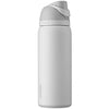 Owala FreeSip Insulated Stainless Steel Water Bottle with Straw for Sports, Travel, and School BPA-Free Sports Water Bottle, 32 oz, Shy Marshmallow