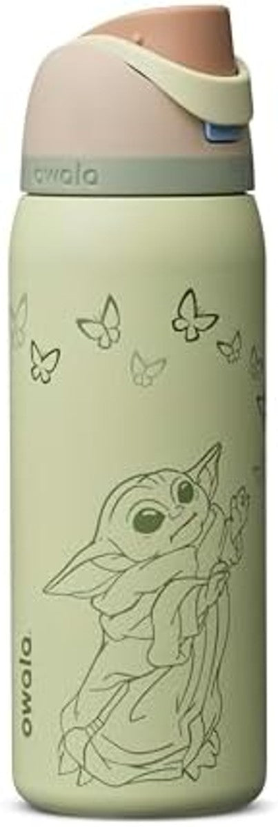 Nuevo, Owala Star Wars FreeSip Insulated Stainless Steel 32 oz, GroGu