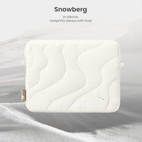 tomtoc 360 Protective Puffy Tablet Sleeve for 2026 11-inch iPad Air M4/M3, iPad Pro 2025 (M5/M4), iPad (A16) with Magic Keyboard/Smart Keyboard Folio, Quilted Soft Puffer iPad Case Bag