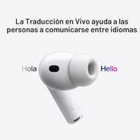 Apple AirPods Pro 3 auriculares inalámbricos, cancelación activa de ruido, Traducción en vivo, detección de frecuencia cardíaca, función de ayuda auditiva, auriculares Bluetooth, audio espacial