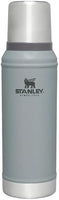 Stanley Classic Legendary Vacuum Bottle 1.0 qt | Wide Mouth with Leakproof Cup Lid | Keep Drinks Hot or Cold | Packable for Travel | Insulated Stainless Steel Thermos | BPA-Free | Hammertone Silver