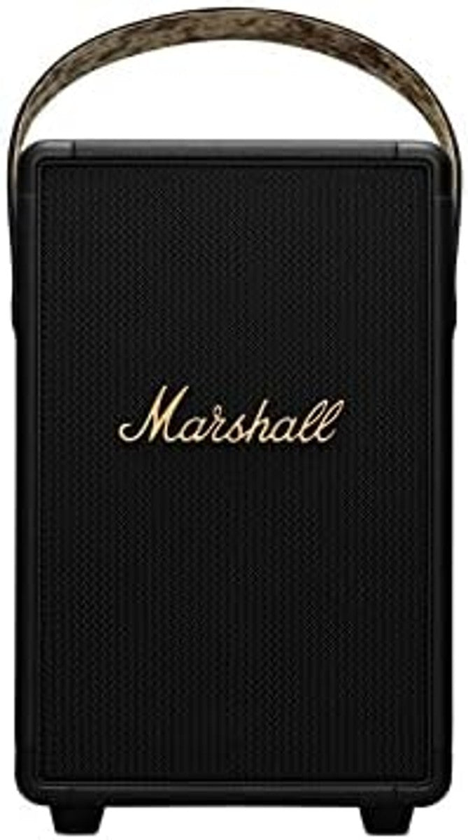 Marshall Tufton Portable Bluetooth Speaker, Black & Brass
