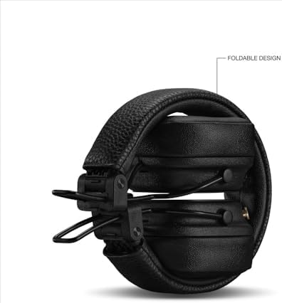 Marshall Major V On-Ear Wireless Bluetooth Headphones - Black