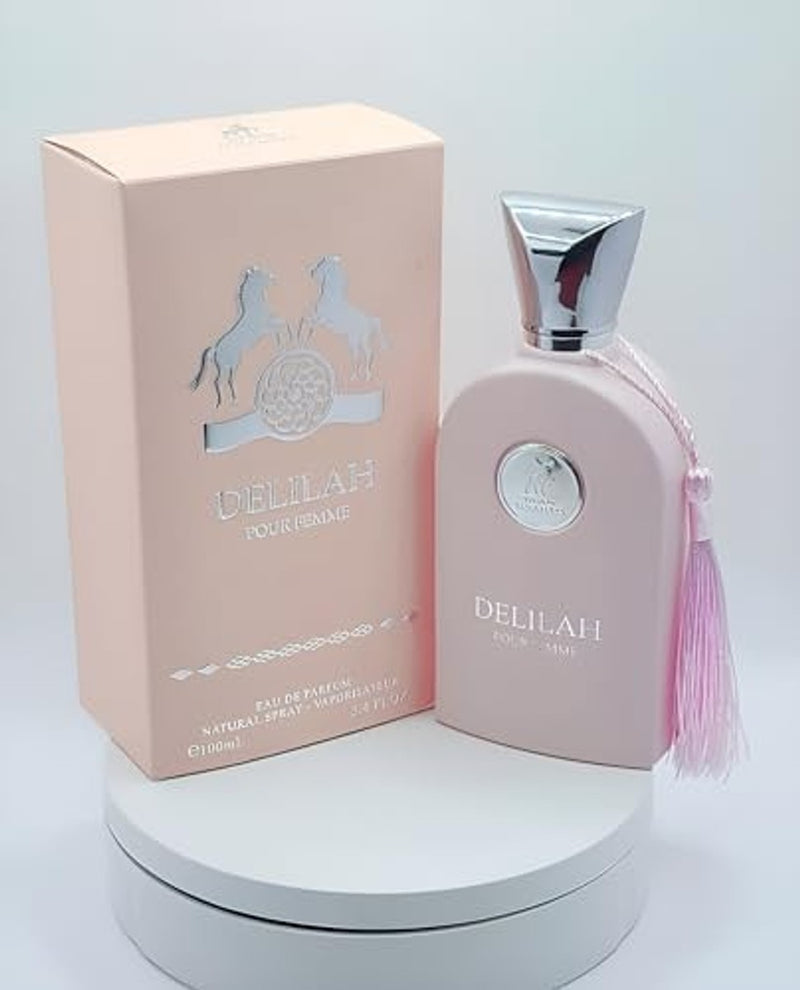Lattafa Maison Alhambra Delilah para mujer, perfume en aerosol Eau de Parfum, 3.4 oz (100 ml)