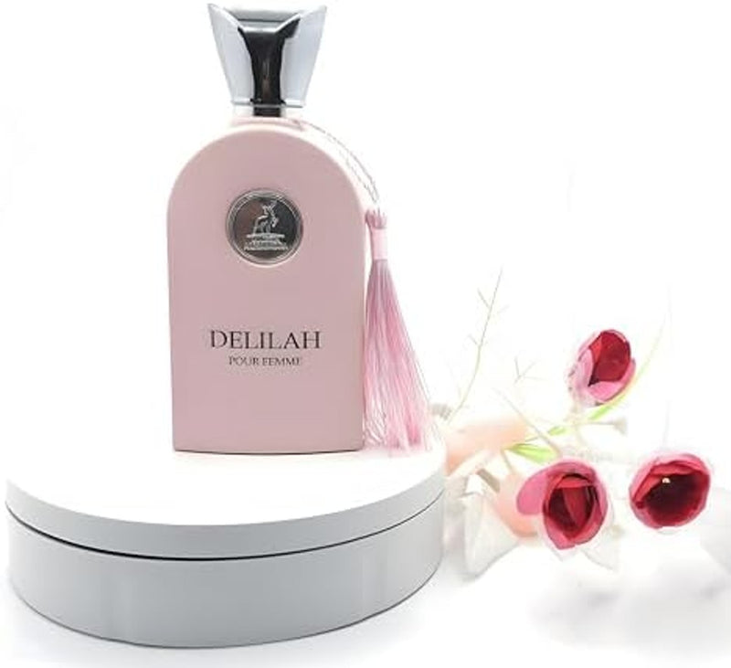 Lattafa Maison Alhambra Delilah para mujer, perfume en aerosol Eau de Parfum, 3.4 oz (100 ml)