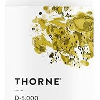 THORNE - Vitamin D-5,000 - Vitamin D3 Supplement - Supports Healthy Bones, Teeth & Muscles, Plus Cardiovascular & Immune Function* - NSF Certified for Sport - Gluten, Dairy & Soy-Free - 60 Capsules