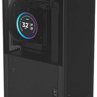 NZXT H2 Flow – Mini-ITX 20.7L High Airflow PC Case – Includes 2 x 120mm Top Fans & PCIe 5.0 Riser Cable – 331mm GPU – 280mm Radiator – Black