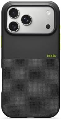 Beats iPhone 17 Pro Max Rugged Case with MagSafe & Camera Control, Scratch & Drop Tested, Matte Texture with Microfiber Lining - Everest Black