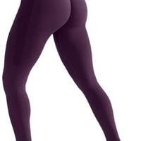 BRXL Butt Lifting Lycra No Front Seam Workout Leggings for Women Tummy Control High Waist Seamless Gym Running Leggings