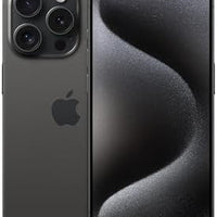 Apple iPhone 15 Pro, 256GB, Black Titanium - Unlocked (Renewed)