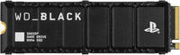 WD_BLACK 4TB SN850P NVMe M.2 SSD Officially Licensed Storage Expansion for PS5 Consoles, up to 7,300MB/s, with heatsink - WDBBYV0040BNC-WRSN,Black
