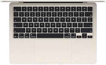 Apple 2026 MacBook Air 13-inch Laptop with M5 chip: Built for AI, 13.6-inch Liquid Retina Display, 16GB Unified Memory, 512GB SSD, 12MP Center Stage Camera, Touch ID, Wi-Fi 7; Starlight