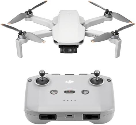DJI Mini 4K, Drone With 4K UHD Camera, Under 249 g | 3-Axis Gimbal, 10km Video Transmission, Auto Return, Wind Resistance, 31-Min Flight Time, Intelligent Flight