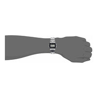 CASIO A158WA-1 Reloj digital para hombre con retroiluminación LED, cronómetro, alarma diaria y resistencia al agua