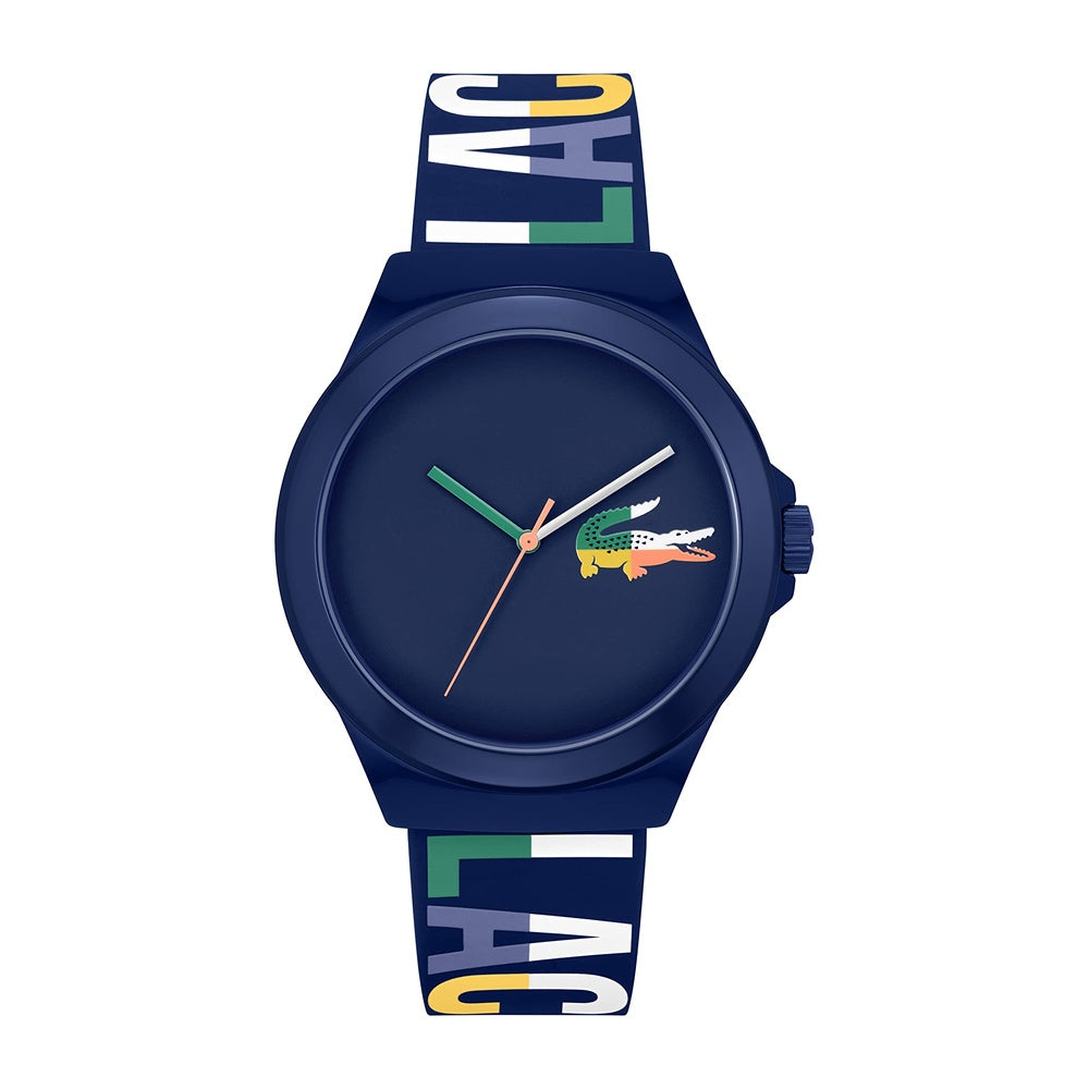 Lacoste Neocroc Reloj de Pulsera para Hombre, Diseño Multicolor con Movimiento de Cuarzo