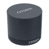 Citizen Reloj analógico de hombre con esfera negra y tono plateado, modelo moderno BI5010-59E