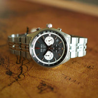 Seiko Reloj Cronógrafo Cuarzo Esfera Negra 41.5 mm SSB429P1