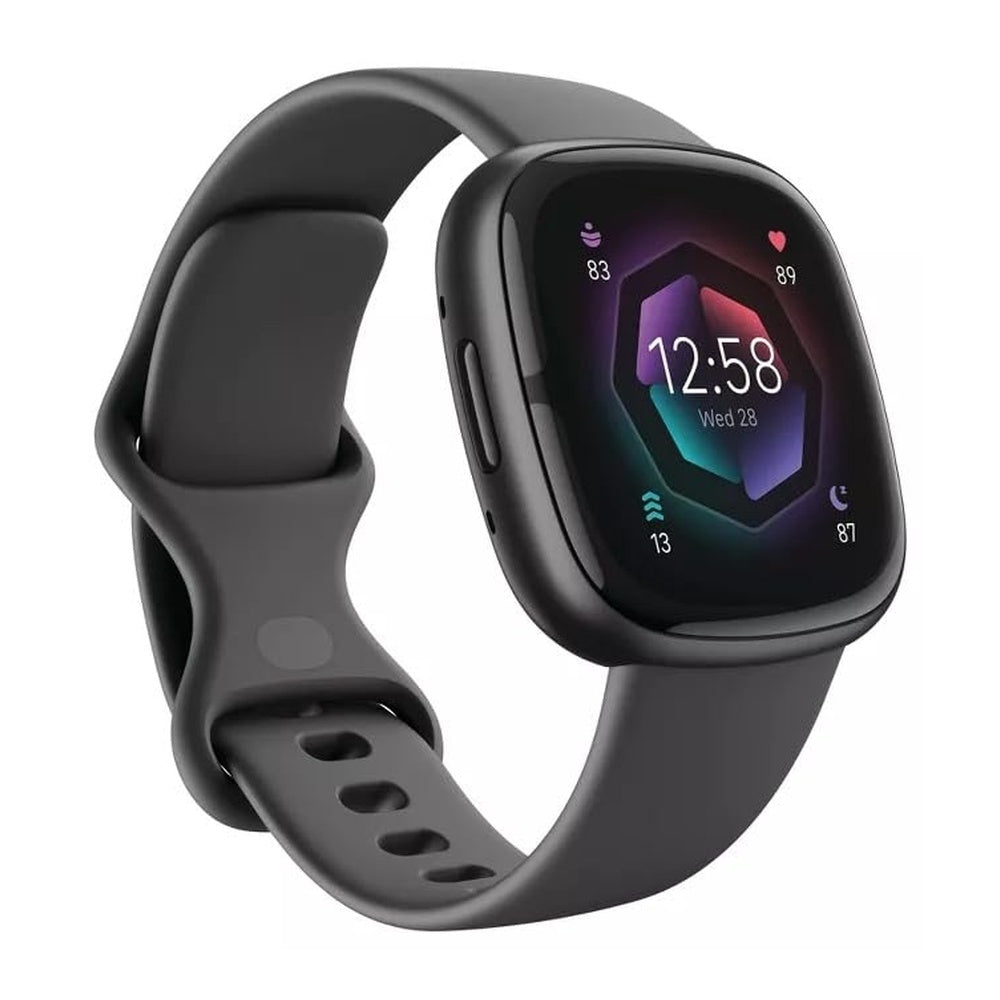 Fitbit Sense 2 - Reloj inteligente avanzado de salud y fitness con ECG, SpO2, frecuencia cardíaca y GPS, gris sombra/grafito, talla única