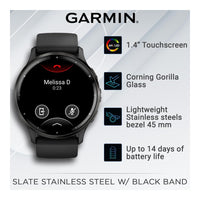 Garmin Venu 3 Con Pantalla AMOLED Y Salud Avanzada