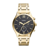 Fossil Fenmore BQ2366 reloj dorado de acero inoxidable multifunción, diseño moderno y sofisticado para mujer