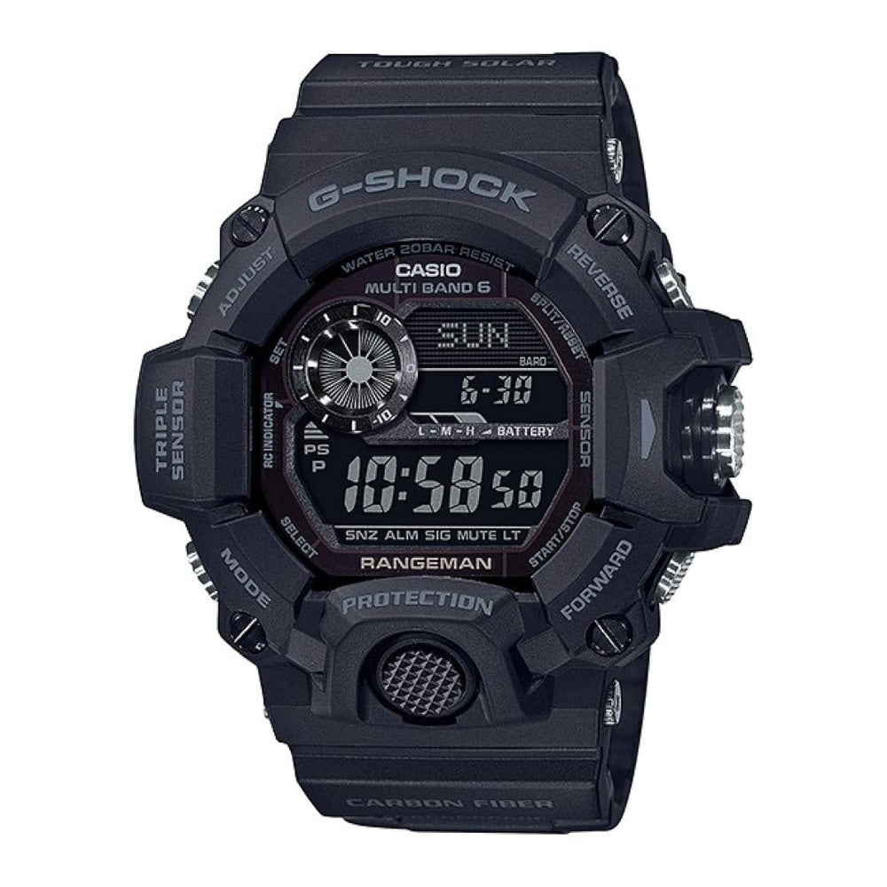 Casio G-Shock GW9400-1B, reloj digital negro para hombre con energía solar y resistencia al agua