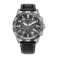 Citizen Reloj cronógrafo Eco-Drive Sport Casual Brycen para hombre con Super Titanium y calendario perpetuo
