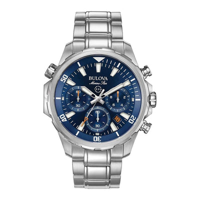 Bulova 96B256 Marine Star Cronógrafo - Esfera Azul 43mm