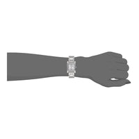 Reloj Casio de mujer LTP1237D-7A, acero inoxidable plata, dial blanco, movimiento de cuarzo y resistencia al agua