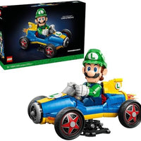 LEGO Mario Kart - Luigi & Mach 8 - Building Set for Adults, Ages 18+ - Nintendo Collectible for Fans - Gift for Men & Women - Bedroom or Bookshelf Decor - 72050
