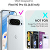 for Google Pixel 10 Pro XL Case Clear, Magnetic Google 10 Pro XL Phone Case with Screen Protector [Compatible with MagSafe],[Anti-Yellow] Shockproof Slim Transparent Cover for Pixel 10 ProXL 5G 2025
