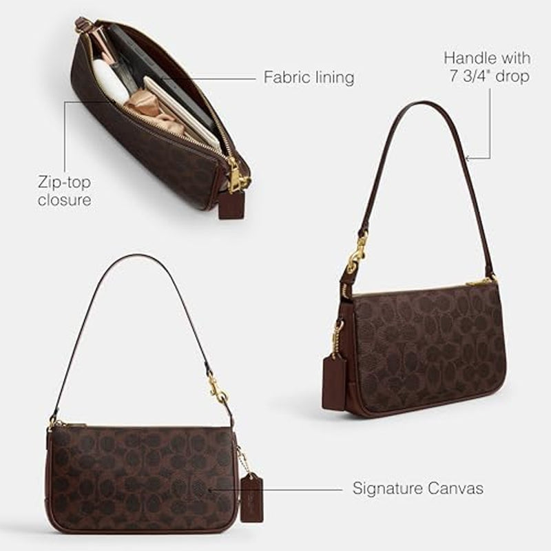 Ofeertaza. Coach Women's Natural Grain Leather Plaza Bag