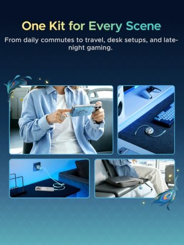 UGREEN x Honkai: Star Rail Collectible Gift Box - 65W USB-C Charger, 10000mAh Magnetic Power Bank, 3.3ft Retractable USB-C Cable, FineTrack Mini2 Tracker