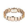 Swarovski Watch, Octagon Cut Crystal Bracelet Band, Brown, Champagne Gold-Tone Finish