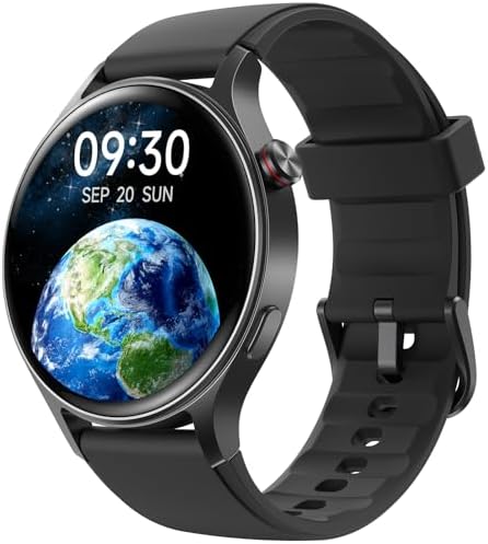 Fitpolo Smart Watch for Women,1.3" AMOLED Touchscreen Fitness Tracker, Make/Answer Calls, Heart Rate SpO2 Monitor, 3ATM Waterproof, Sleep & Activity Tracking Smartwatch for Android Phones iPhone
